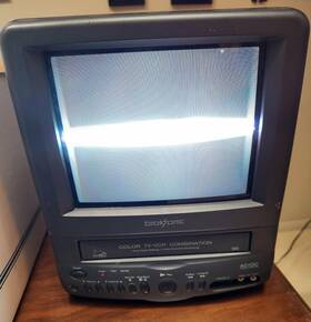 Ctsgt-2799t Broksonic 065310536512 9 Inch Tv Vhs Vcr Combo For Parts Repair From May 2001