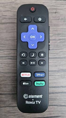 3226001005 Element Oem Remote Netflix Apple Tv Disney Hulu A6