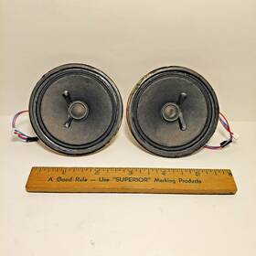 Funai S08f028 Pair Of 3 Inch Round Tv Television Internal Speaker 8 Ohm 2 Watt