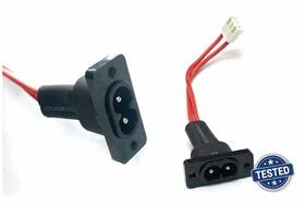 Cdx-2250 Gemini Iec-c8 Ac Power Input Socket Cable Iec C8 2-pin Tested Working Cdx-2250 Gemini Iec-c8 Ac Power Input Socket Cable Iec C8 2-pin Tested Working