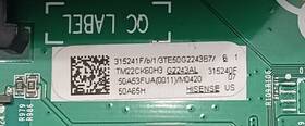 Rsag7.820.12366 Hisense 315241f 50a65h Main Board Rsag7.820.12366/roh
