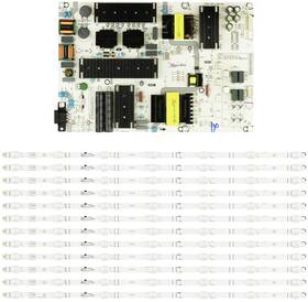 75r6 Hisense 425238826889 75a6/75r6 Power Supply / Led Backlight Strips Bundle