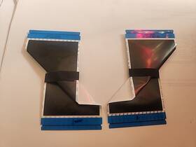 Hisense H50b7100 Set Of 2 Flex Cable / Lvds 58a6eg 1271342 1271665