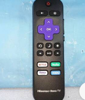 Hu-rcrus-21g Hisense New Oem Roku Tvremote Volume Controltv Power Button
