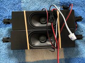 Hitachi 42-wdf413-xx4g Original 55r80 Speakers 16 Ohm-10w With Wiring Good Pull