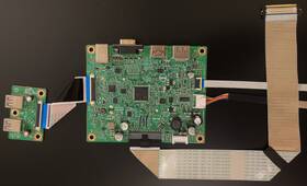Hp 715g8912-m01-000-0h5t Monitor Interface Board With Usb And Cables