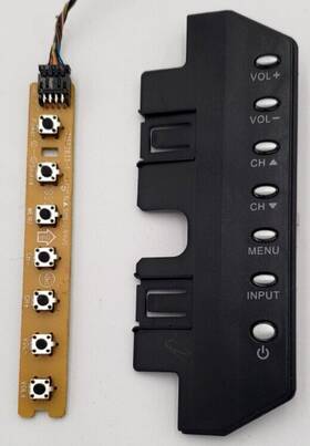55.26t02.c12 Insignia Button Board For Ns-lcd26-09 Pn 715t2833-1 S5
