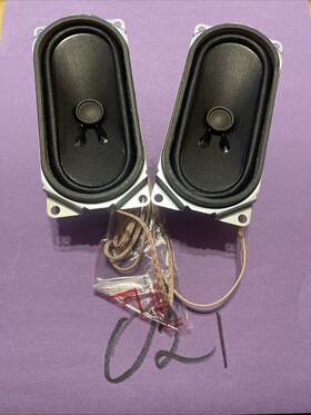 A12c00016 Jingli Tv Speaker Set - 8 Ohm At 10 Watt Lbb08704 A12c00016 Jingli Tv Speaker Set - 8 Ohm At 10 Watt Lbb08704