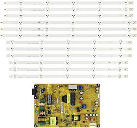Lc500due-sfr2 Lg 799991220855 Lg/toshiba Led Backlight Strips / Power Supply Board Bundle New