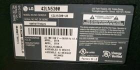 42ln5300-ub Lg Ebj61610504 Main Board Tested And Working Free Us Shipping