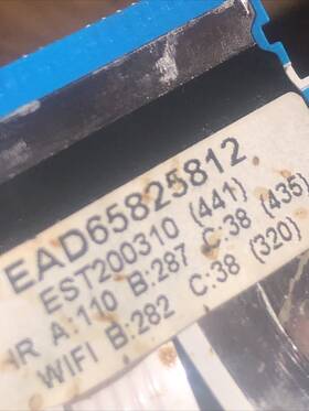 Wifi-0852s123648 Lg Scheda Tv Wireless 28tn515s-pz Eat64454802 2018aj5808 Oled55c9 Oled65c9