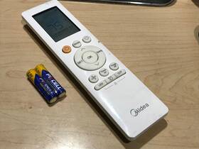 Bgcefu1 Medea Rg10f3 B2 /bgcefu1 Midea Ac Remote Scratched