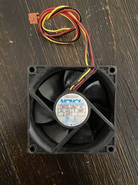 5900v08004a Nonoi F8025l12b2 Fan Dc12v 0.100a