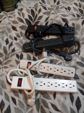 S3a701b3d1 Onn Ace 7 Outlet Surge Suppressor With Satellite/cable Modem Protection