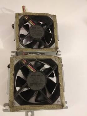 3110rl-04w-s19 Panasonic Original X2 Th-50ph11uk Cooling Fans Set 12v Dc 0.10a