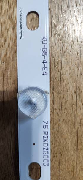 75.p2k03g003 Panasonic Led Back Light Lamp Strip For Model Tc-60as530u Right