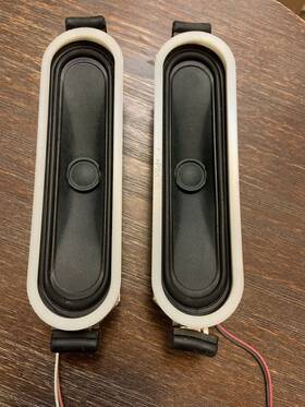 Eas16s789a Panasonic Speaker Set 8 Ohms Used In Various Lcd Tv Models
