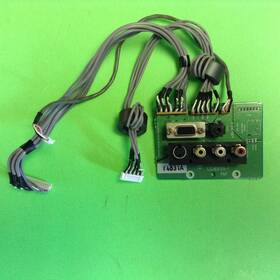 Lsjb3129-1 Panasonic Pt-50lc14 50 Inch Tv Pc Front Jack Board With Wires Lsep3129 Lsjb