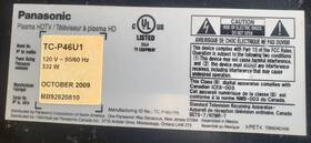Tbl5zb3153 Panasonic Tbla3679 Tbla3680 Plasma Tv Stand Tc-p46u1 T2