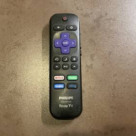 Philips 101018e0025 Oem Roku Tv Remote Control Netflix Hulu Vudu Sling Model