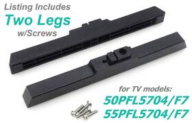 55pfl5704 Philips 2emm01587 Pre-owned 50pfl5704/f7 55pfl5704/f7 Tv Stand Legs With Screws