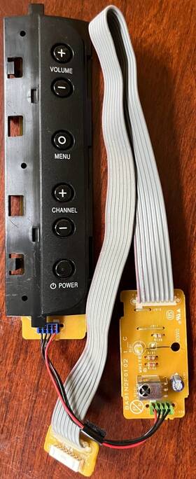 22pfl3504df7 Philips Ba91n2f01 Tv Button And Ir Board Ba91n2f0102 1 C Bin
