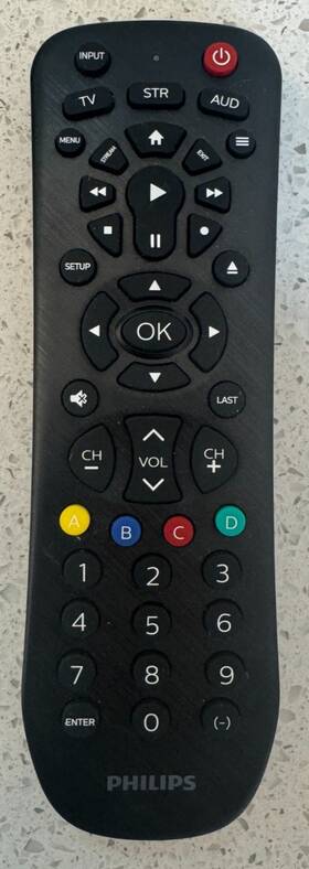 Srp6229g Philips Srp6229g/27 Cl5 Universal Tv Remote Control