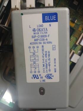 Pioneer Sup-c19809-f Okaya Akp1336-a Noise Filter Works