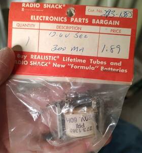 Radioshack 273-1385 Radio Shack #273-1385pc Board Power Transformer 120v 60hz-12.6vac-300ma