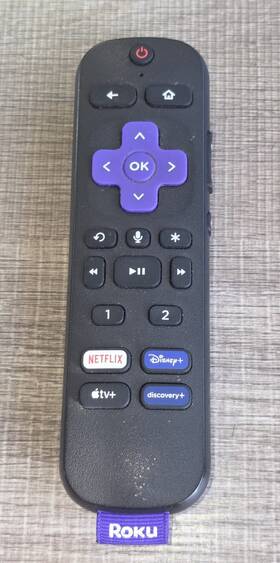 3026000134 Roku 703190892232 Brand Tv Voice Remote With Headphone Jack Rc-mc1