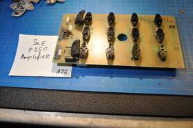 17-0665 Sae P250 Power Amplifier Replacement Parts Cir Board Part # Rev B