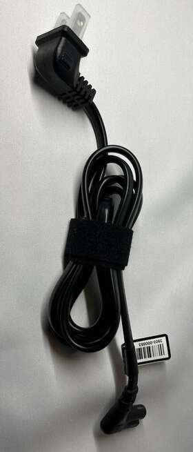 3903-00853 Samsung 390300853 Tv Oem Right Angle 2-prong Power Cord 5 Ft. Replacement