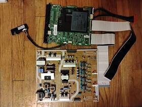 Qn55ks8500f Samsung Bn41-02504 Bn44-00878a Repair Kit Main Board Power Supply Cables For 55 Inch Tv