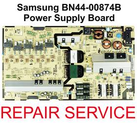 Bn44-00874b Samsung Mail-in Repair Service For Power Supply Board
