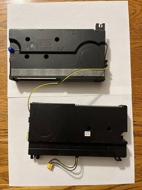 Bn63-17523ax001 Samsung Bn63-17523a Tv Speaker Set Pair With Harness Untested