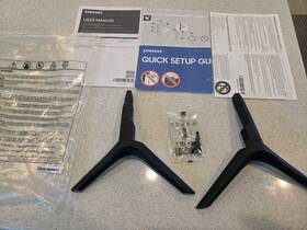 Bn68-09371a-07 Samsung Tv Un43tu8/un50tu8/un55tu8 Stand Legs Feet Oem With Manuals