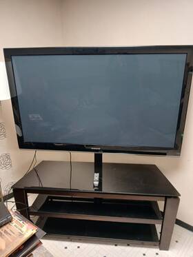 Fs1100varwb-a Samsung 55 In Big Screen Tv With Stand