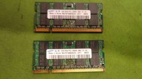 Pc2-6400s-666-12-e Samsung M470t5663qz3-cf7 4gb 2x2gb Ram Memory Ddr2 Sodimm
