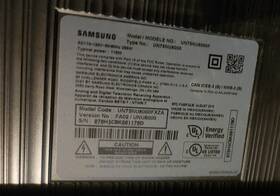 Un75nub000f Samsung 75 In Tv. Black Screen Of Death. Needs Repair