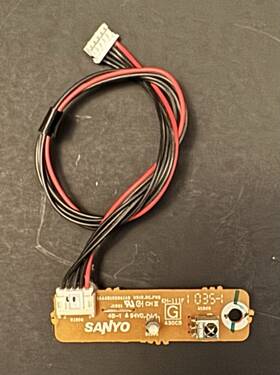 Sanyo 1aa4b10s061ab Model Remote Receiver Ir Sensor With Cable