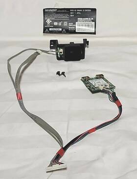 Lc-55n7000u Sharp 1163174 Power Button Wireless Module From