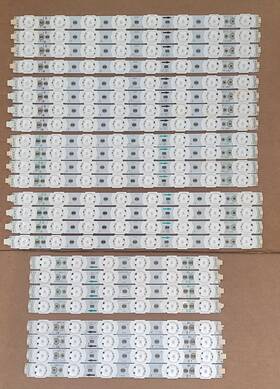 A658wj97-0942 Sharp Led 24 Strips Lc-52700un 01 And 02 Black Green 8x10 Inch 16x16