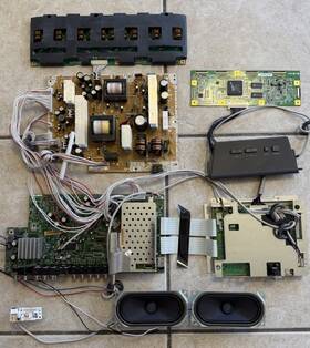 Lc-26sh20u Sharp Cmf080b Complete Rebuild Kit Mainboard Power Board T Con And Inverter