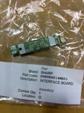 Duntkg014we01 Sharp Interface Board