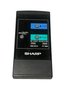 Rrmcg0186gesa Sharp New Remote Control Used In Various Vcr Models Rrmcg0186gesa Sharp New Remote Control Used In Various Vcr Models