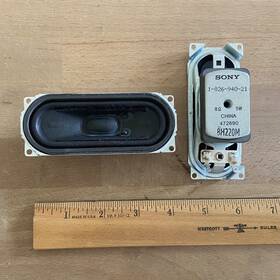 1-826-940-21 Sony Bravia Kdl-19m4000 Speaker Pair 8 Ohm 5 Watt