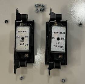 1-859-165-11 Sony Pair Of Tv Internal Speakers 8 Ohm Watts Oem