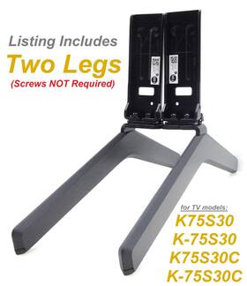5-022-231-14 Sony 703190896094 Pre-owned K-75s30 K-75s30c K75s30 K75s30c Stand Legs With Screws