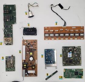 A-1172-591-d Sony Kdl-26s2010 Sensor Board T-con A/v Tuner Cable Wires A13