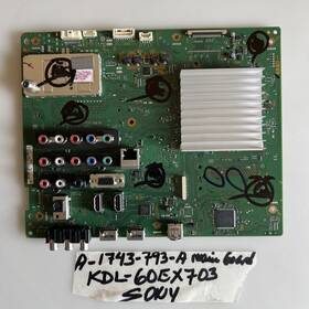 A-1743-793-a Sony Oem Main Board Model Kdl-60ex703 Part